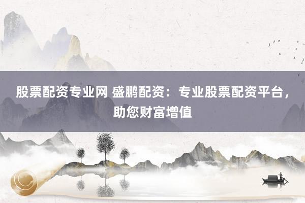 股票配资专业网 盛鹏配资：专业股票配资平台，助您财富增值