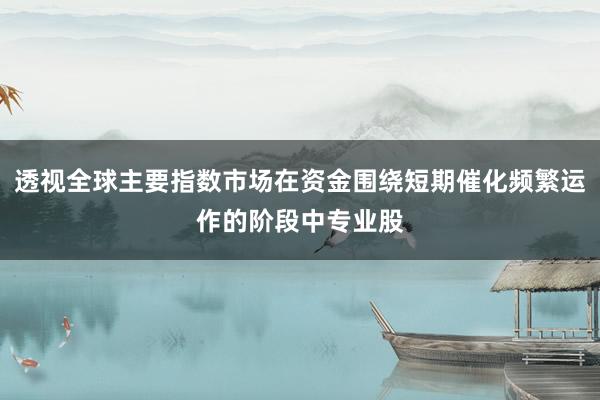 透视全球主要指数市场在资金围绕短期催化频繁运作的阶段中专业股